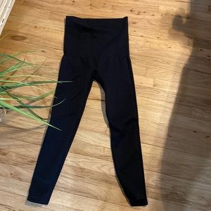Spanx large high rise black stretchy